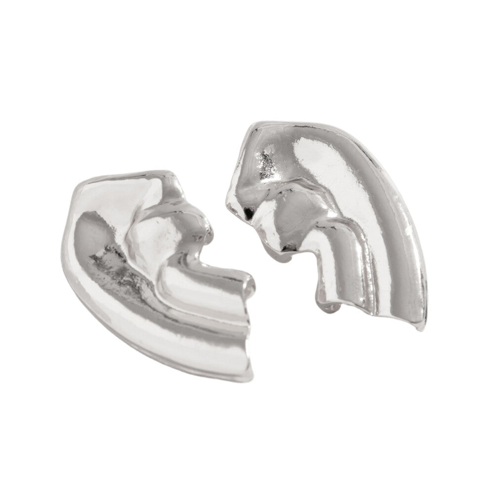 Stylish Alloy Ear Studs Jewelry Earrings-white king Style 6