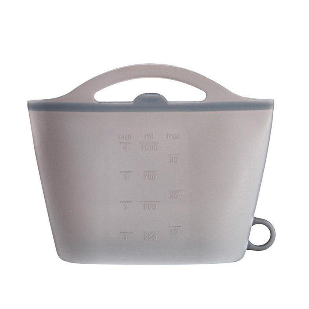 Convenient Silicones Sterilizer Bag Kitchen-Light Grey 1000ml