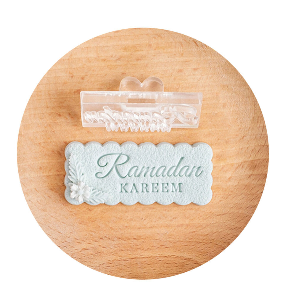 Food Grade Acrylic Cookie Cutter for Eid Themed Fondant-Type F