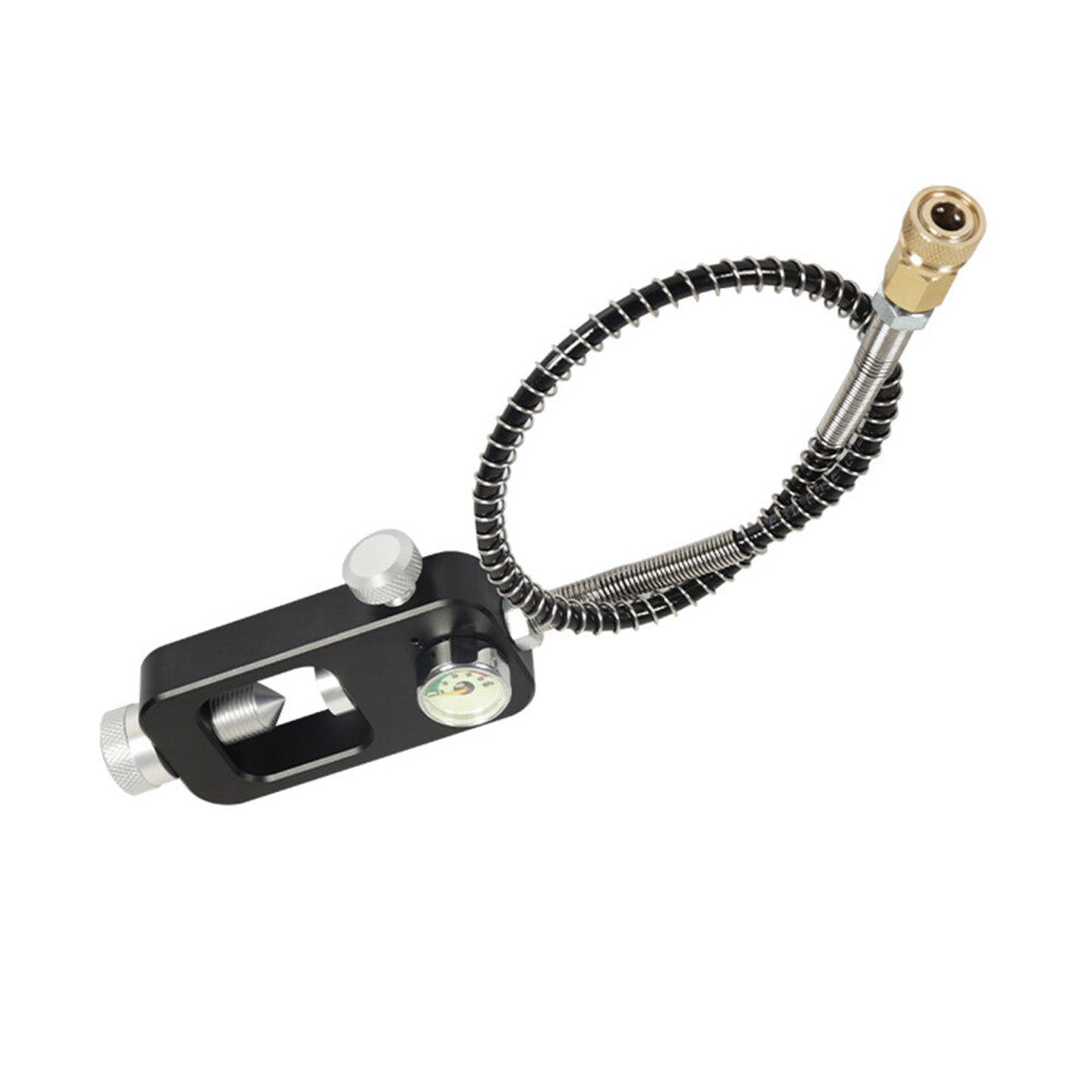 Aluminum Alloy Diving Oxygen Cylinder Refill-Black MPa dial