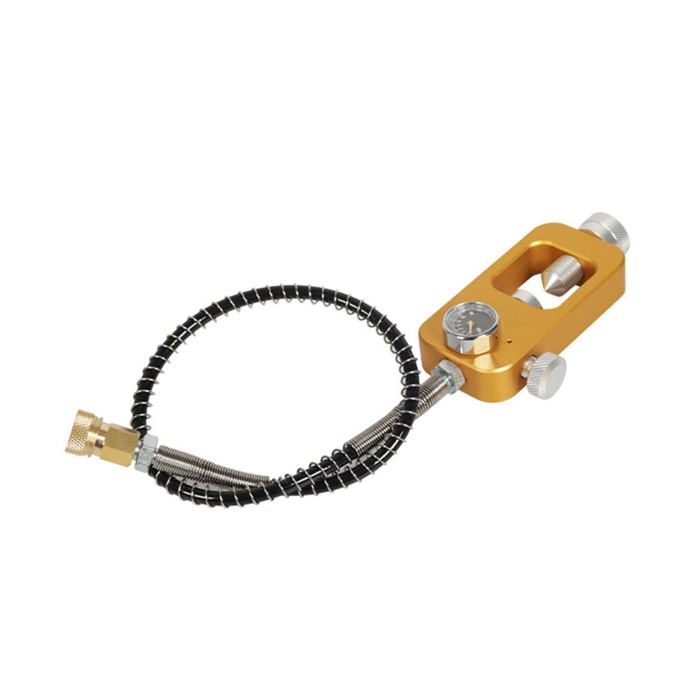 Aluminum Alloy Diving Oxygen Cylinder Refill-gold psi dial