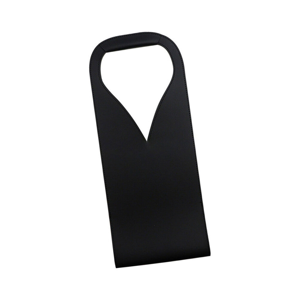 Versatility Wine Bag PU Leather Wine Cover Wine Bag for-Black
