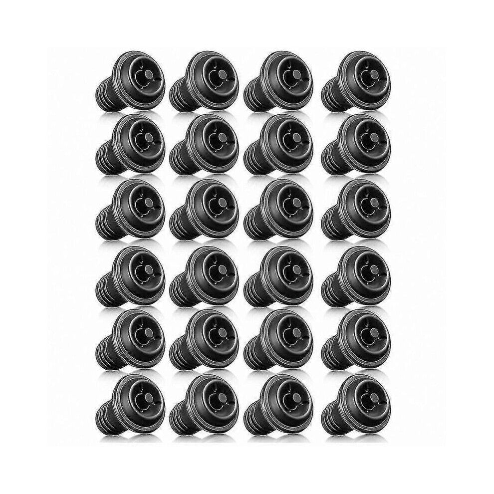 24-Pack Reusable Wine Vacuum Stoppers with Pump for Sealing and Preserving Wine Bottles