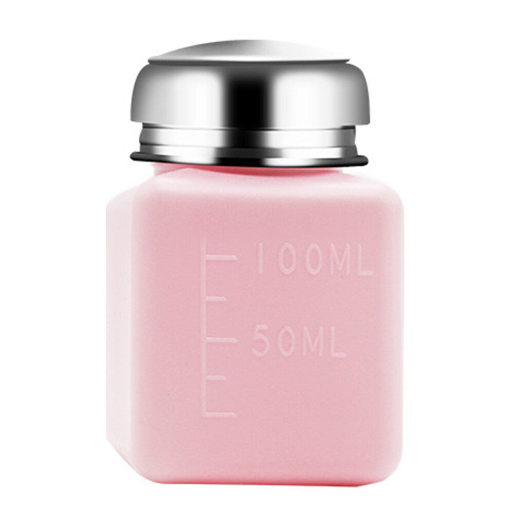 Push Top Liquid Dispenser Bottle 100-250ml Suitable-100ml Pink