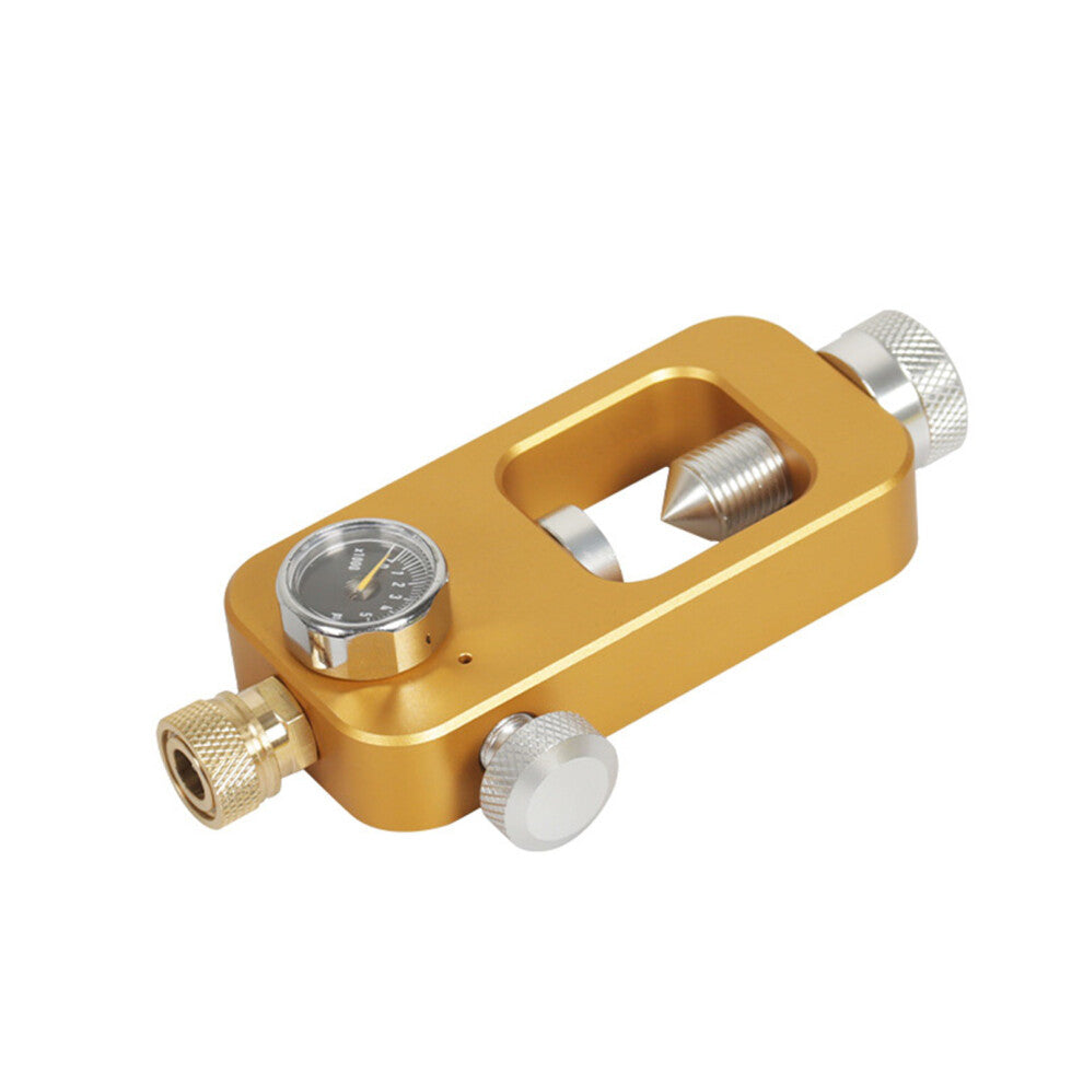 Scubas Air Tanks Adapter for Diving Bottle-gold psi dial