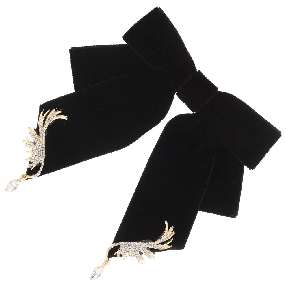 bow brooch wing lapel pin for women fashionable clothing decoration