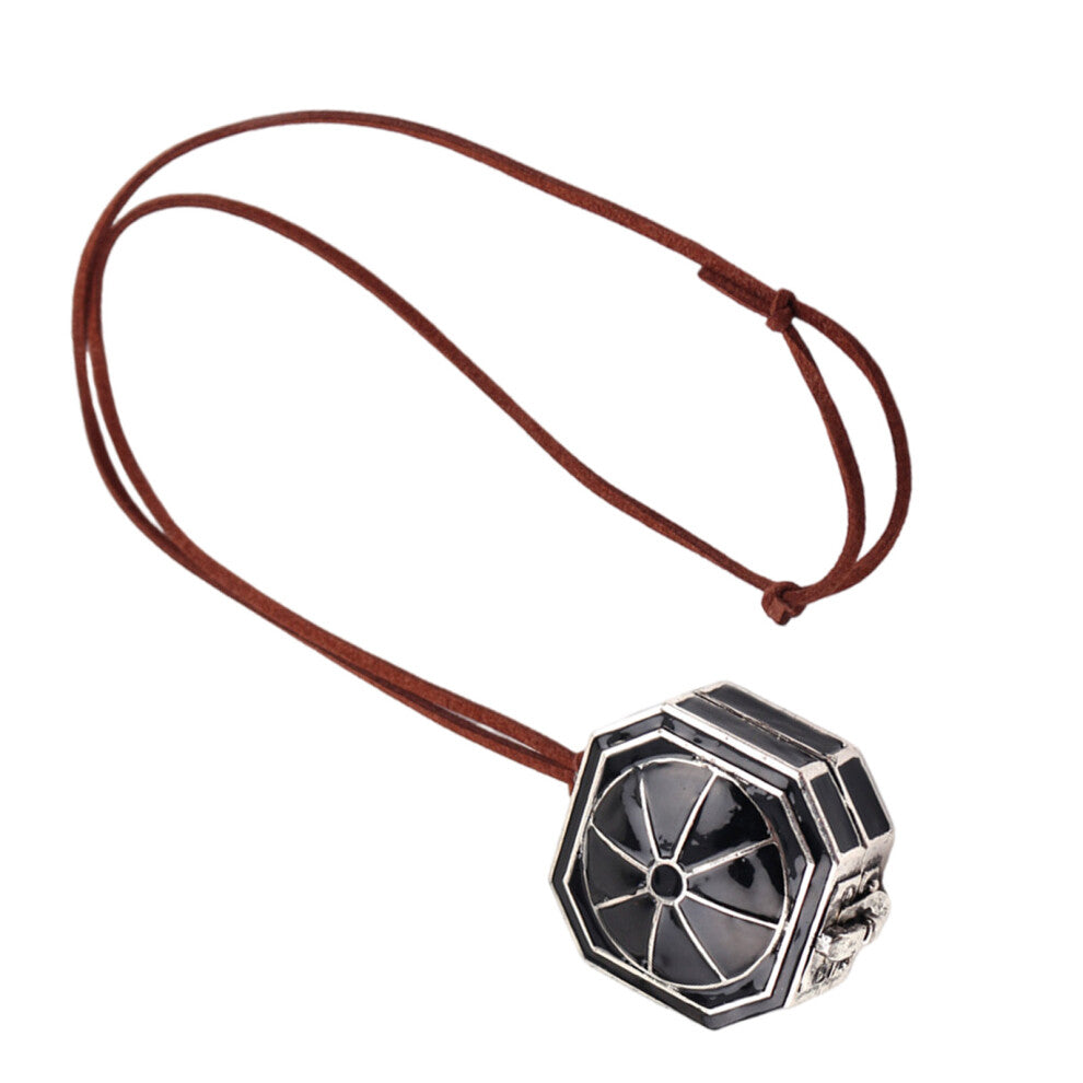 Alloy Compass Pendant Necklace-Keychain Practical Jewelry-463