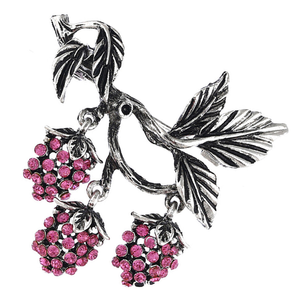 alloy leaf fruit brooch clip for sweater cardigan corsage jewelry gift