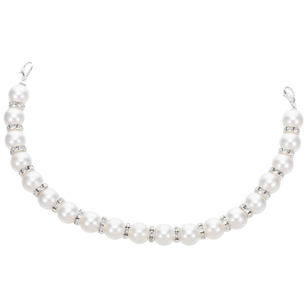 pearl chain strap replacement for handbag suitcase purse metal chain