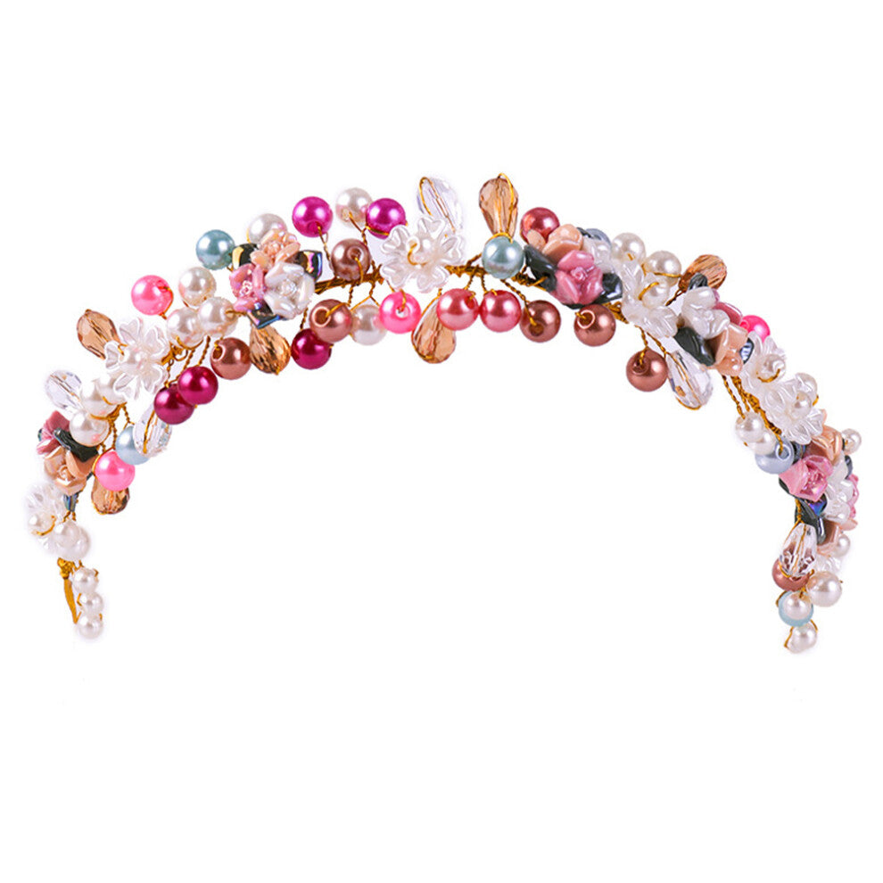 2pcs Woman Pearl Hair Band Wedding Bride Hair Accessories