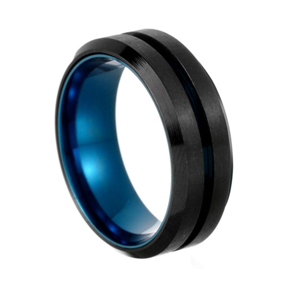 Statement Rings Stylish Jewelry Suitable for-7 Black and blue