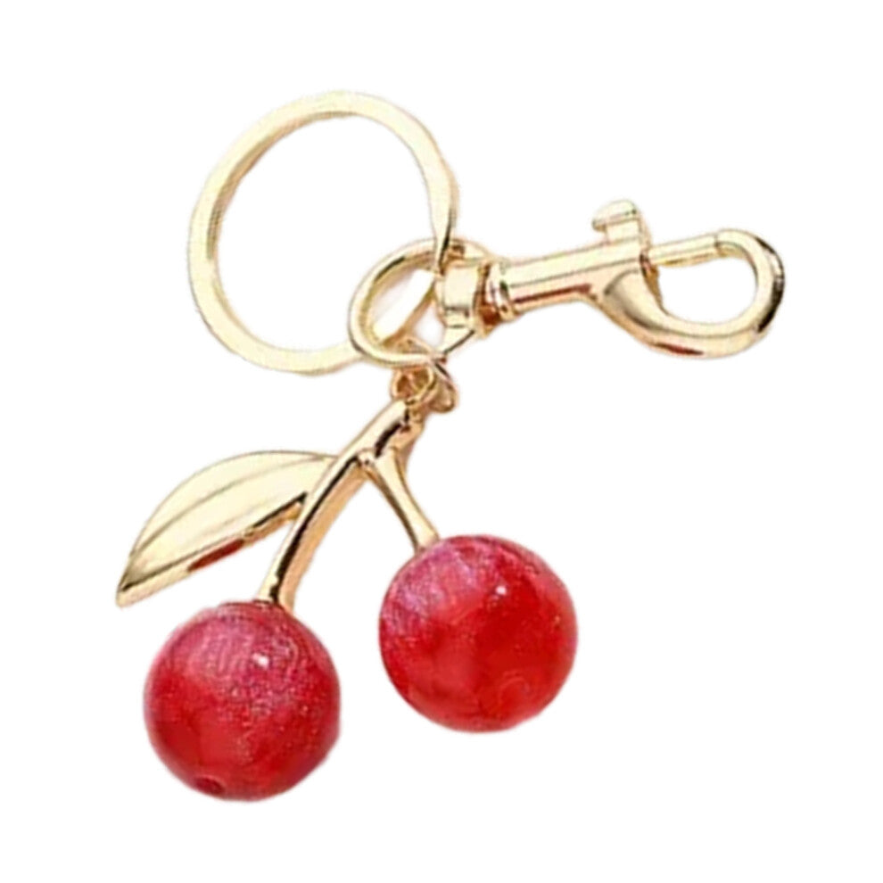Stylish Cherry Pendant Multifuntional Jewelry-Wine Red