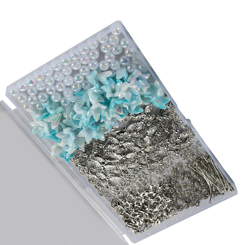 Set of 50 Fashionable Angelic Pendant Keychains Charm-Blue