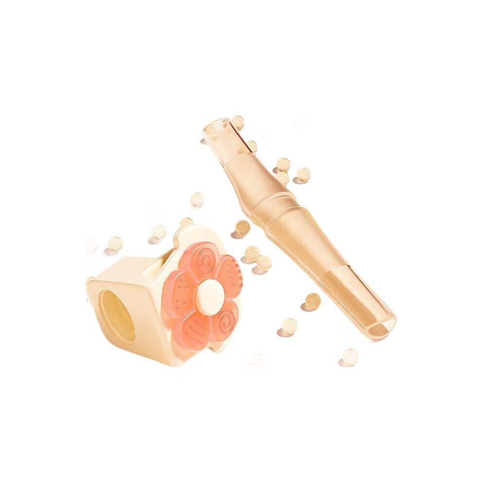 Baby Silicone Soup Straw with Clip - Non-Disposable Easy-to-Use Porridge Drinking Straw for Infants and Toddlers Yellow + Green