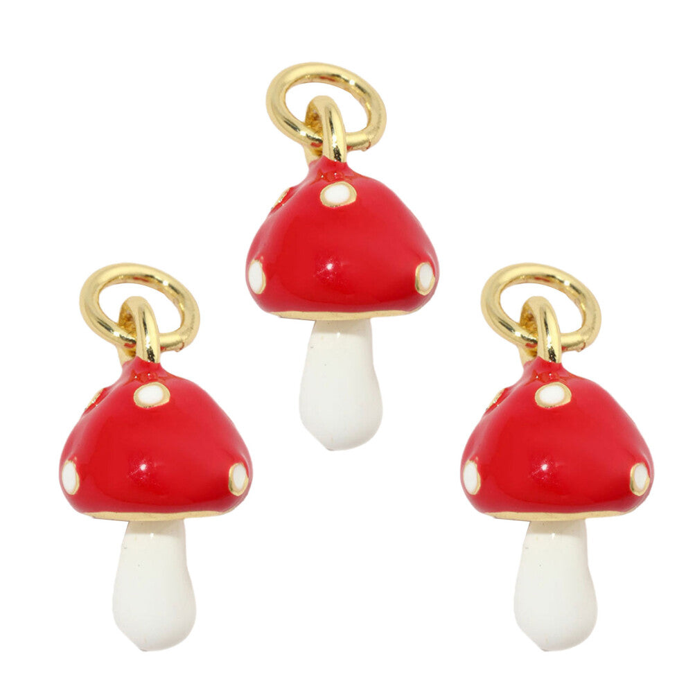 3Pieces  Candy Treat Cake Necklace Pendants Portable Gold-599