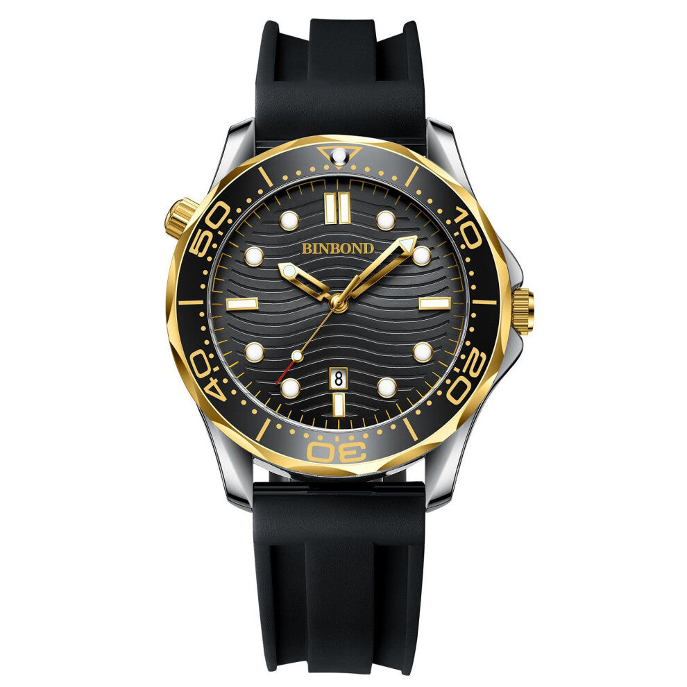 (Model J) High-end wristwatches with luminous water resistance, sports watches for men, non-automatic mechanical