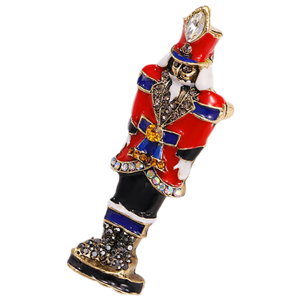 Nutcracker Brooch Lapel Pin Shawl Clip Accessory