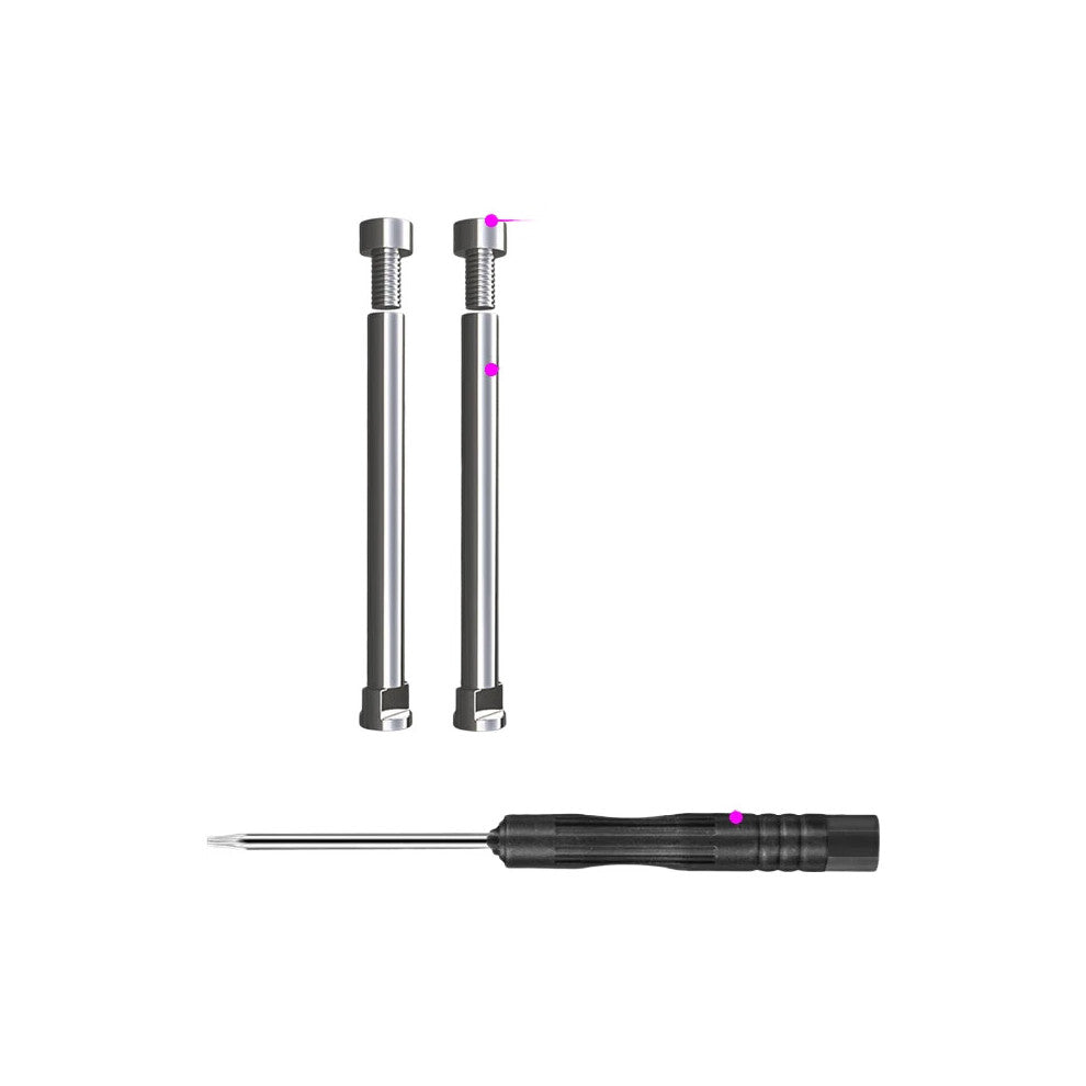 Kids Smartwatch Strap Accessories Set with Silver Connecting Rod Screws and Disassembly Tool for Huawei Kids Watch