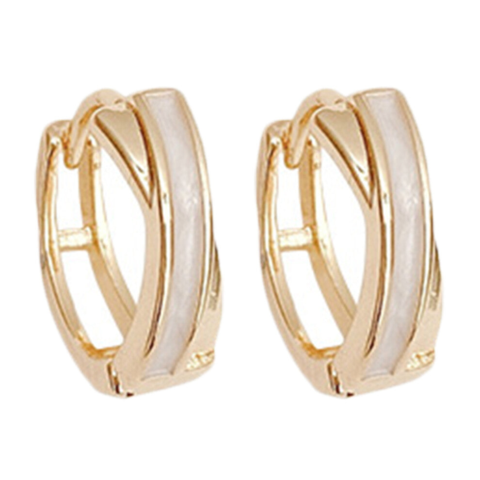 1 Pair Small Huggie Hoop Earrings Women Fashion Jewelry
