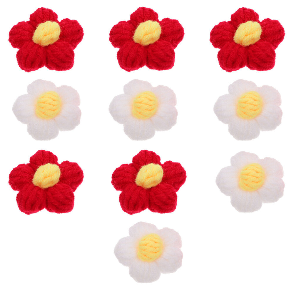 10pcs Manual Flower Ornament DIY Brooch Headdress Accessories