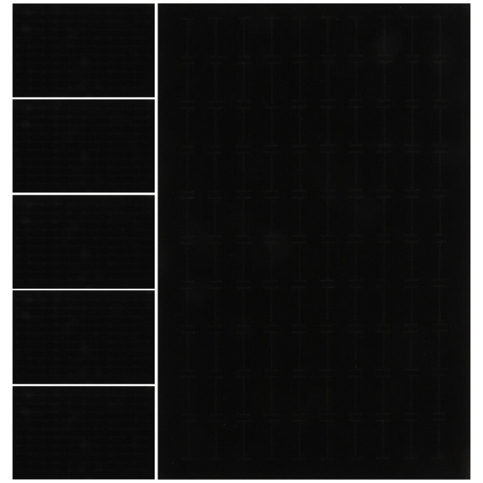 Black Jewelry Foam Inserts For Rings & Earrings - 6pcs