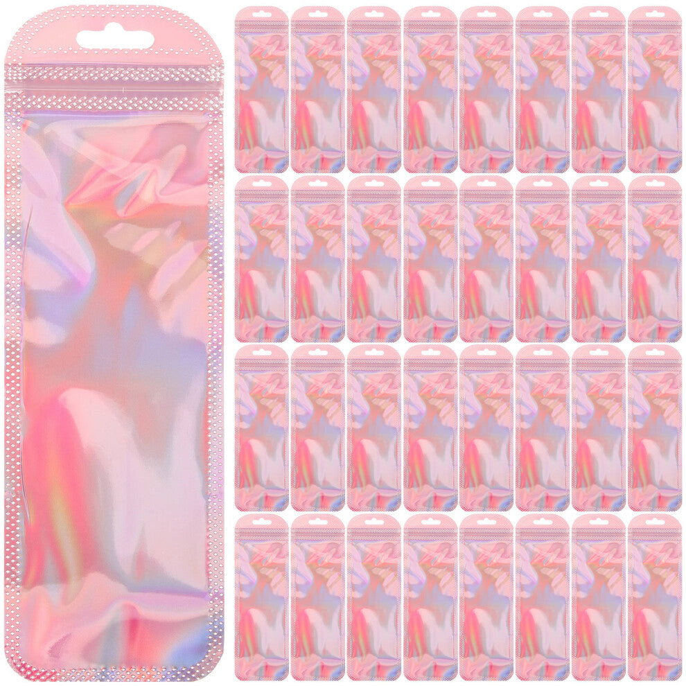 100pcs Resealable Jewelry Bags Portable Pouches for Earrings