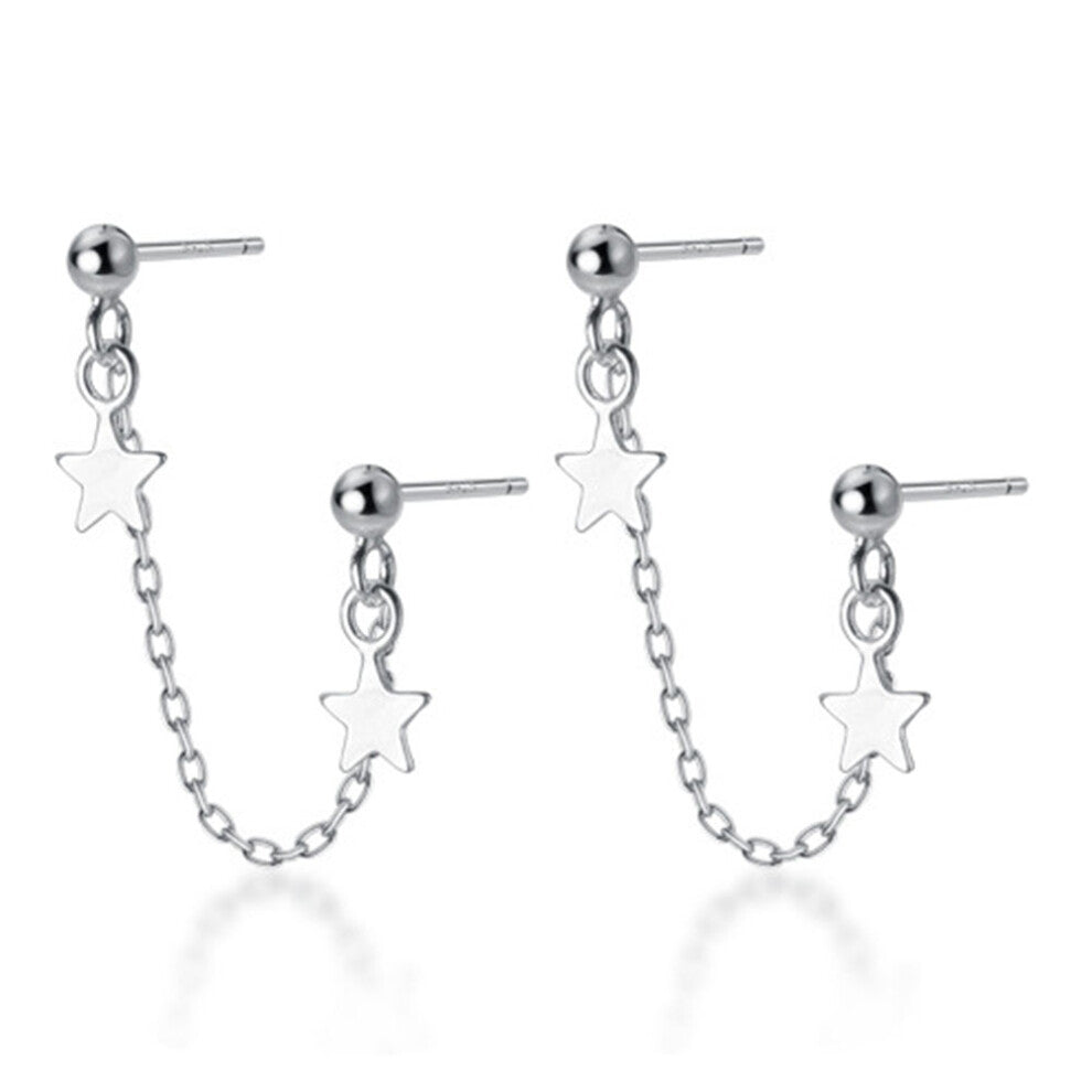 1 Pair Star Dangle Earrings Cartilage Earrings for Women