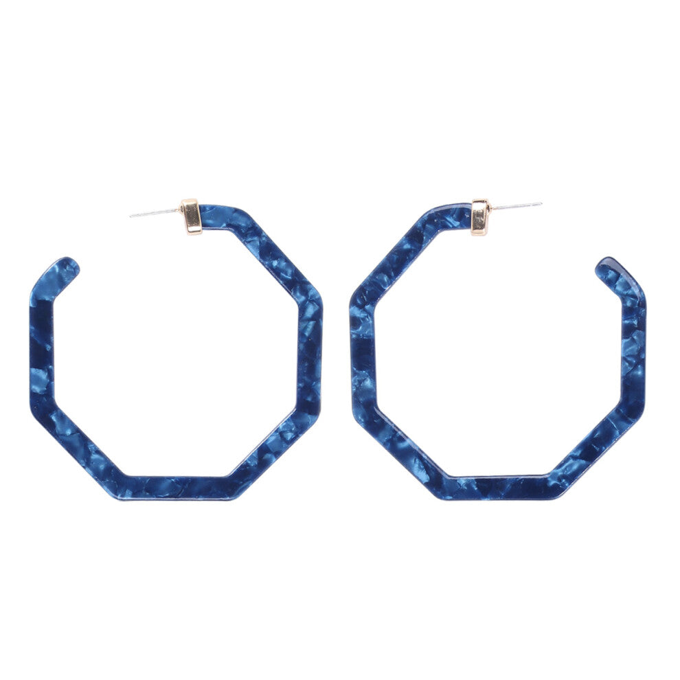 1 Pair Leopard Round Acrylic Ear Drop Earrings for Women