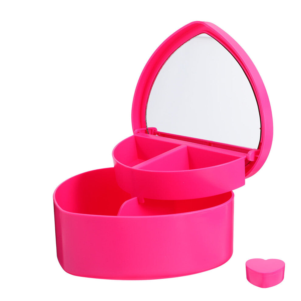 Makeup Mirror Box Child Travel Organizer Small Earrings