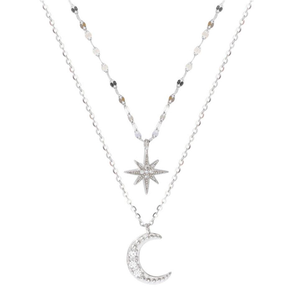 3pcs 20cm silver glitter metal star tree topper for christmas