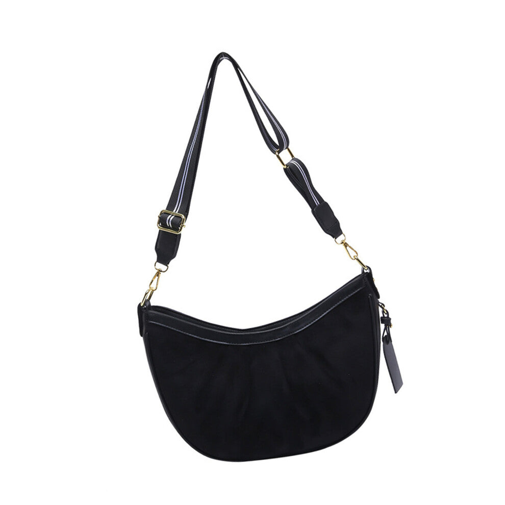 Modern Shoulder Bag for Women Crossbody Bags Satchel-Black
