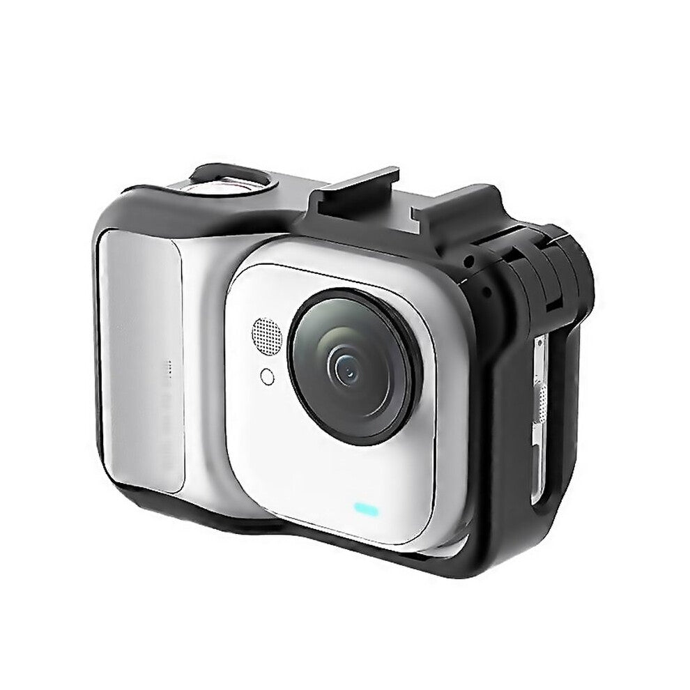 For Insta360 Go Ultra Camera Pc Expanded Cage With Cold Shoe Protective Frame Compatible With Magnet