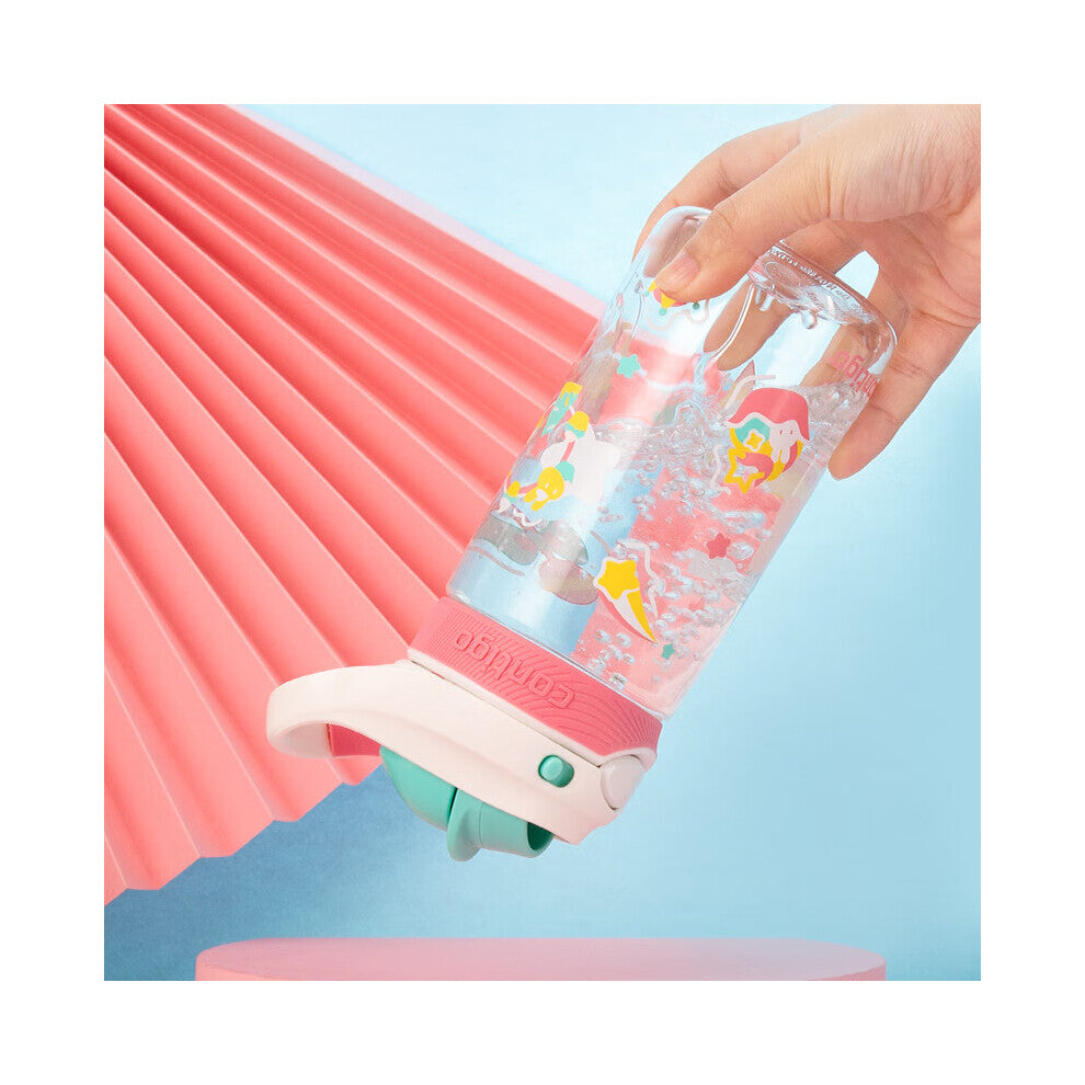 Longkou Freestyle Lock Cup 450ml Candy Dessert Travel Mug with Secure Lock Robust Construction HBC-DEM094