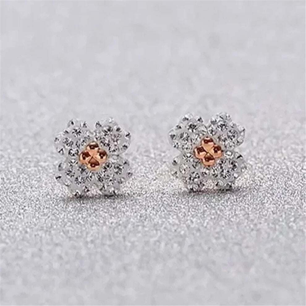 (E-6) S Original 2025 Clover Necklace Fine Jewelry Sets for Women Charms Clover Necklace Earring Flowers Ring Bracelet Party Accessories