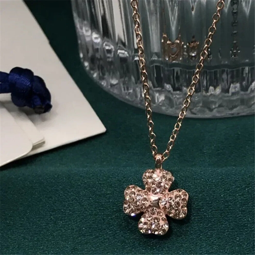 (Necklace2) S Original 2025 Clover Necklace Fine Jewelry Sets for Women Charms Clover Necklace Earring Flowers Ring Bracelet Party Accessories