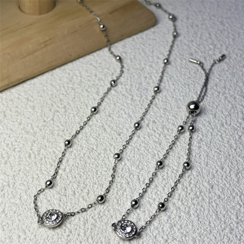 (Set2) S Original 2025 Charms Teardrop Earrings Round Earrings Fine Jewelry for Women Tassel Earrings Romantic Gift