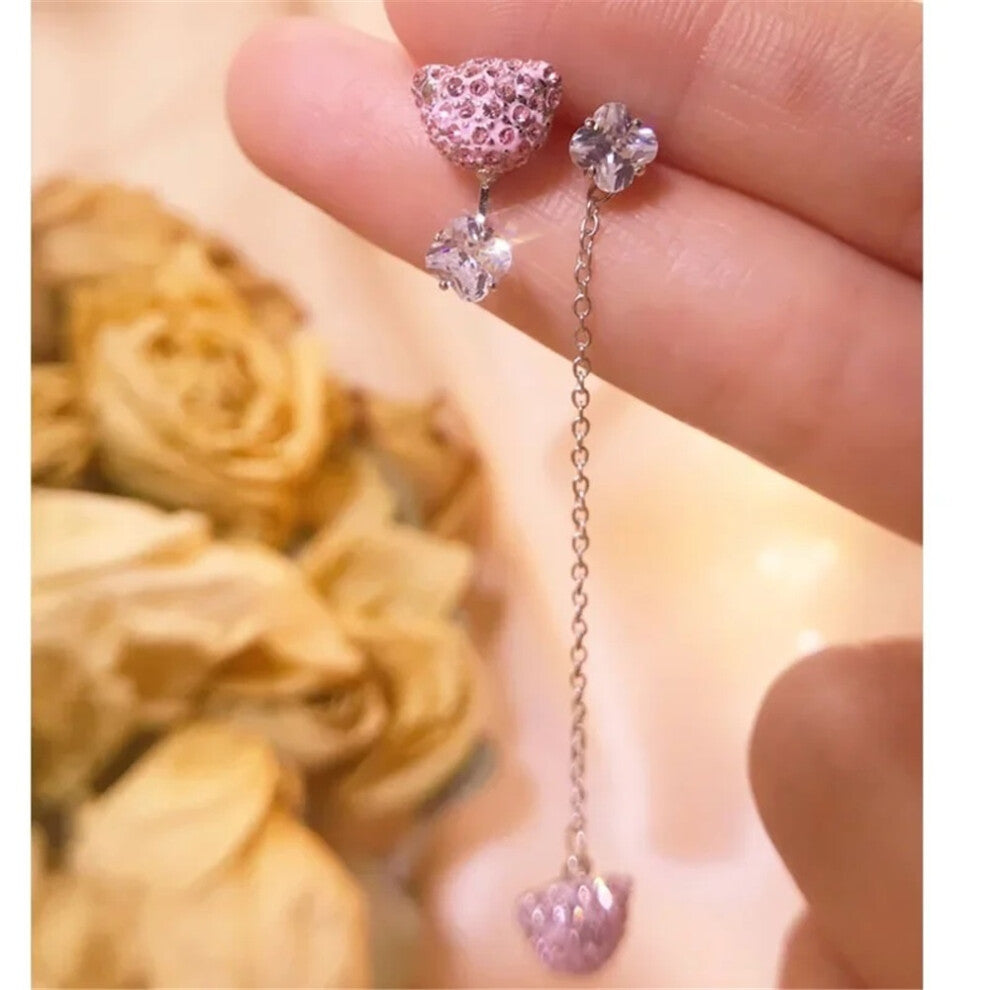 (Multicolour) S Original 2025 Trendy Fine Jewelry Set for Women Charms Little Bear Necklace Earring Bracelet Party Accessories Romantic Gifts