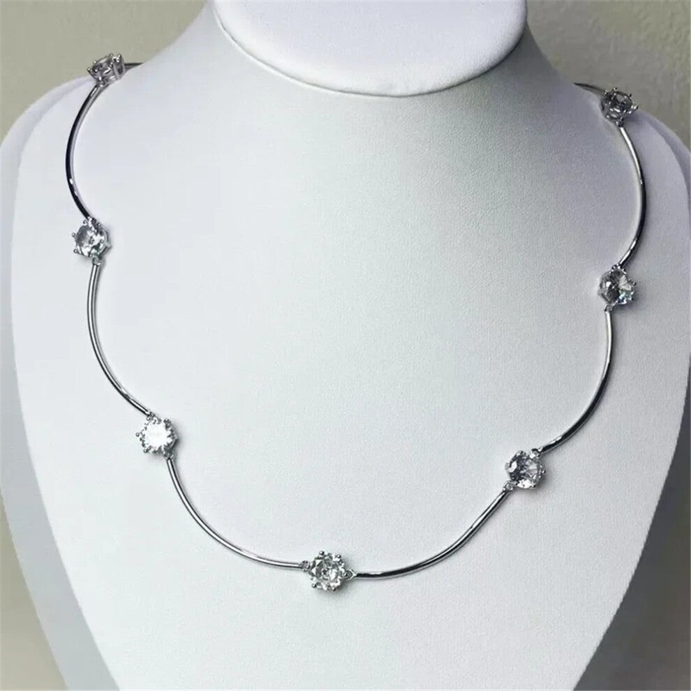 (green) S 2025 New Charms Fine Jewelry Sets for Women Stainless Steel Geometric Luxury Golden Crystal Charms Women Party Accessories