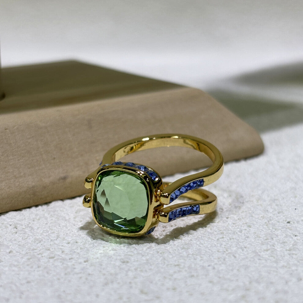 (Size 8 57mm) S Original 2025 Candy Earrings Necklace Bracelet Fine Jewelry Set Women Geometric Cube Candy Double-Sided Crystal Jewelry