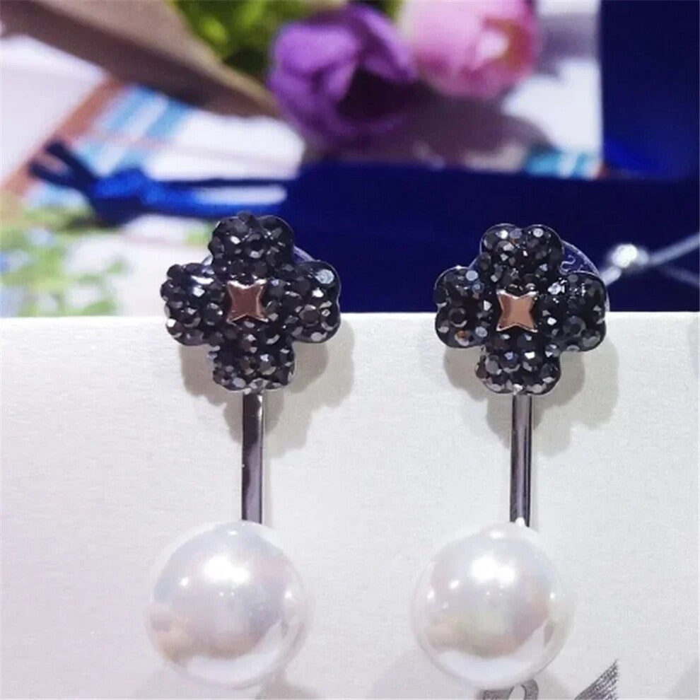 (Gold) S Original 2025 Clover Necklace Fine Jewelry Sets for Women Charms Clover Necklace Earring Flowers Ring Bracelet Party Accessories