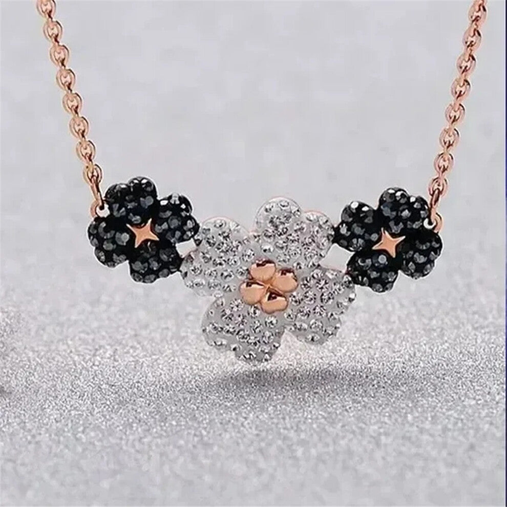 (N-1) S Original 2025 Clover Necklace Fine Jewelry Sets for Women Charms Clover Necklace Earring Flowers Ring Bracelet Party Accessories