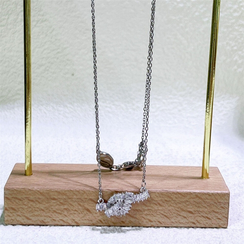 (Necklace1) S Original 2025 New Geometric Charm Fine Jewelry Set for Women Rotation Necklace Bracelet Earrings Romantic Jewelry Gift