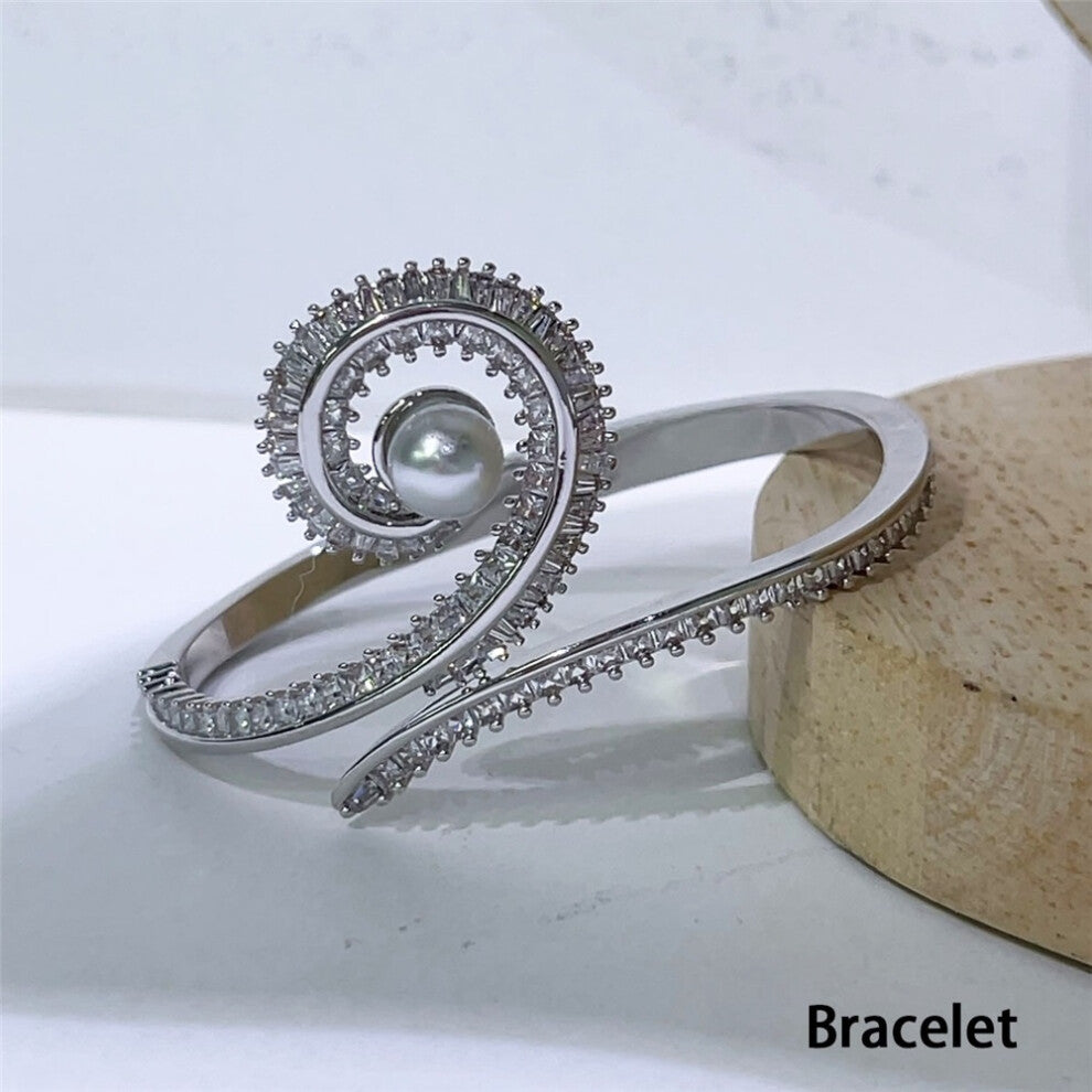 (B-1) S Original 2025 Heart Necklace New High Quality Fine Jewelry Set Charms Love Pearl Necklace for Women Jewelry Romantic Jewelry