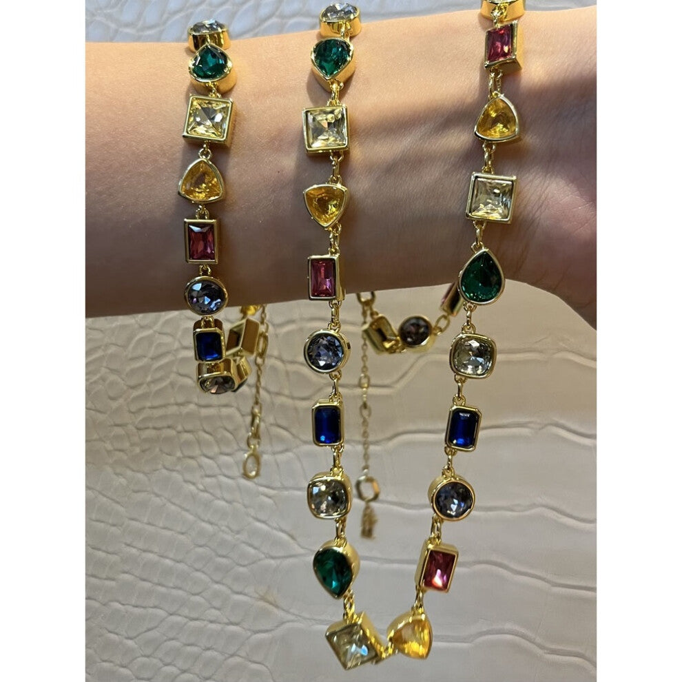 (Set-1) S Original Trendy Ambilight Necklace Bracelet for Women Fashion Fine Jewelry Sets Luxury Earrings Party Accessories Free Shipping