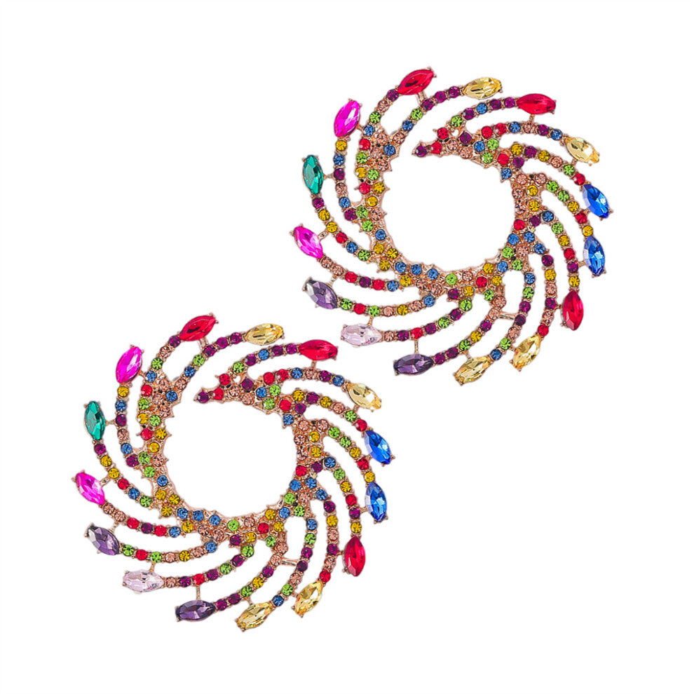 (Mix Color) 1 Pair Earrings Bohemian Anniversary Jewelry Girlfriend Personalized