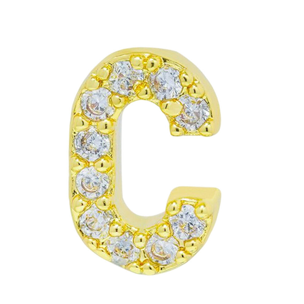 (C) Letter Earring Party Banquet Portable Stud Earrings Ear Jewellery