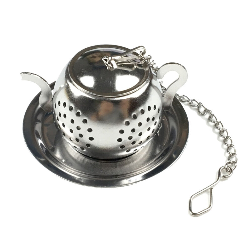Teapot Shape Tea Infuser Coffee Strainer Beverages Drinkware Filter