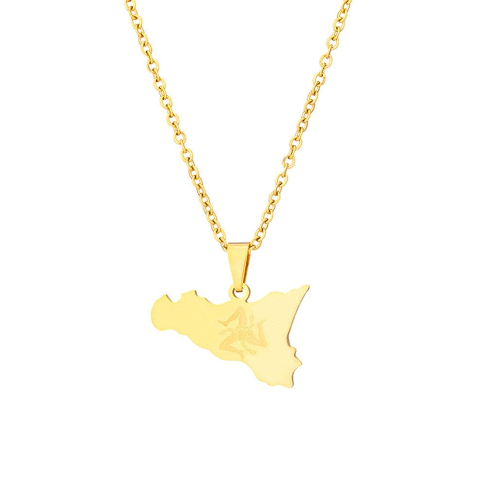 (Gold) Pendant Necklace Fashionable Gift-worthy Minimalist Suitable For