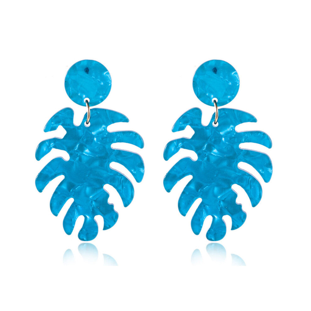 (Blue) Ear Stud Lady Decorations Drop Earring Popular Accessories Dangle