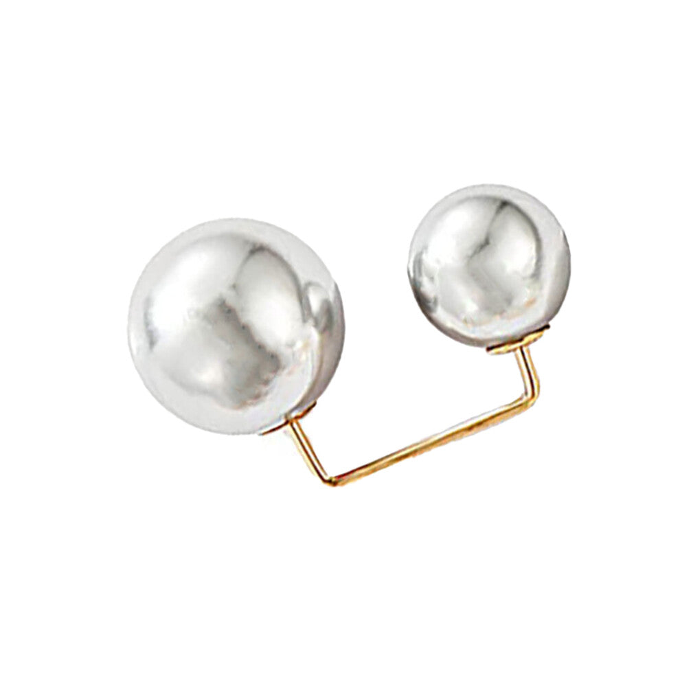 (Type 2) Dress Brooch Pin Simple Style Clothing Adorn Prop Pearl Sweater